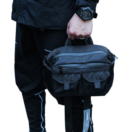 ENSHADOWER隐蔽者潮牌单肩斜挎包男女腰包大容量运动多功能手提包