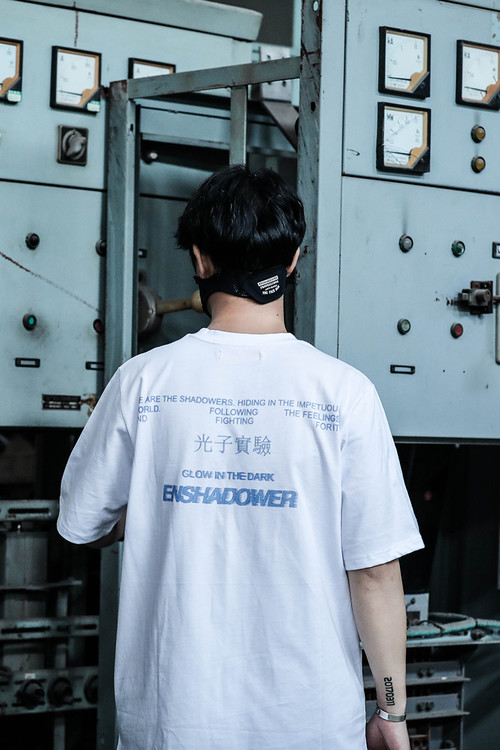 ENSHADOWER隐蔽者新品"光子实验"印花短袖T恤男休闲宽松体恤上衣