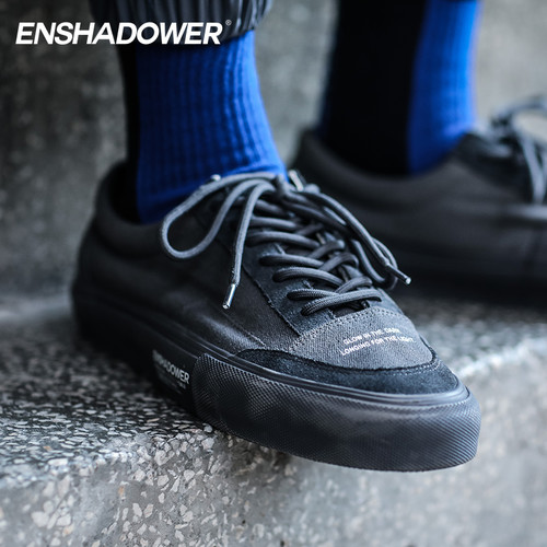 ENSHADOWER隐蔽者正品潮牌低帮帆布鞋男女情侣板鞋百搭Ghost1潮鞋