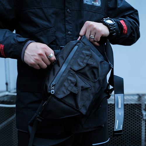 ENSHADOWER隐蔽者潮牌单肩斜挎包男女腰包大容量运动多功能手提包