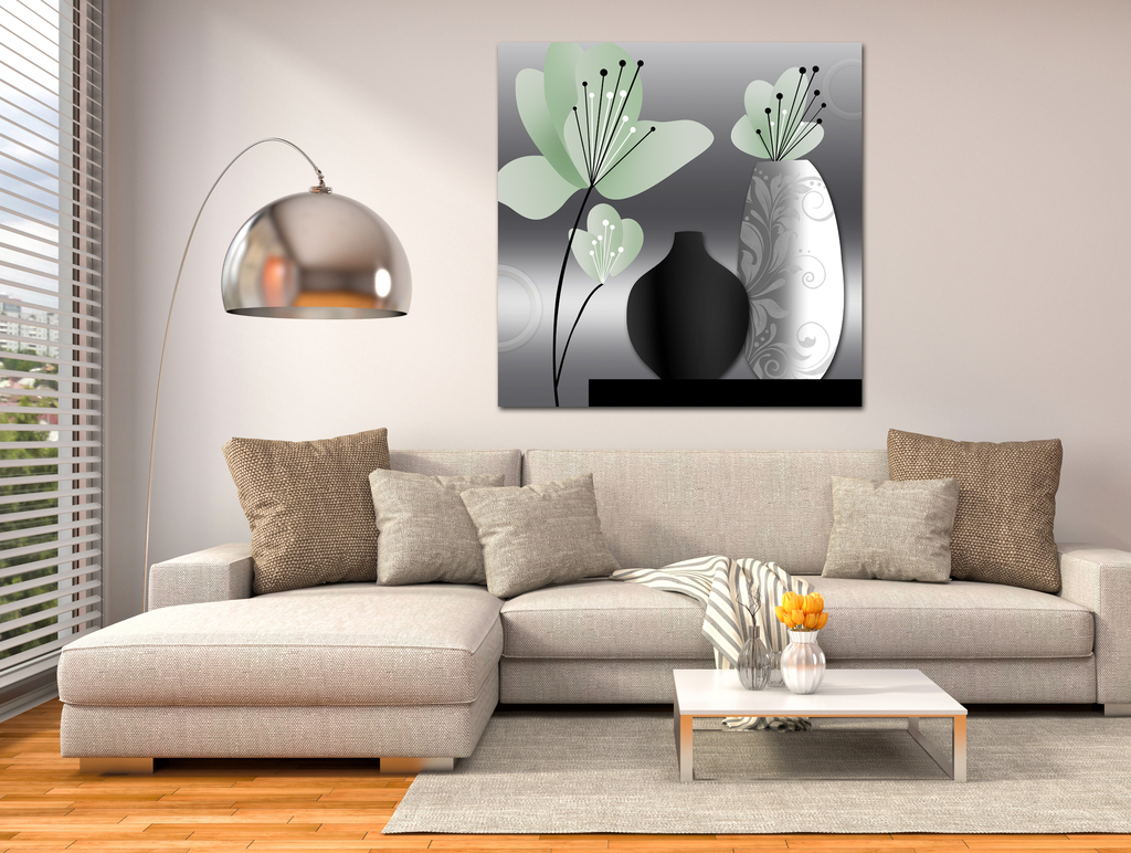 客厅装修之装饰画效果图,一幅画改变一个家