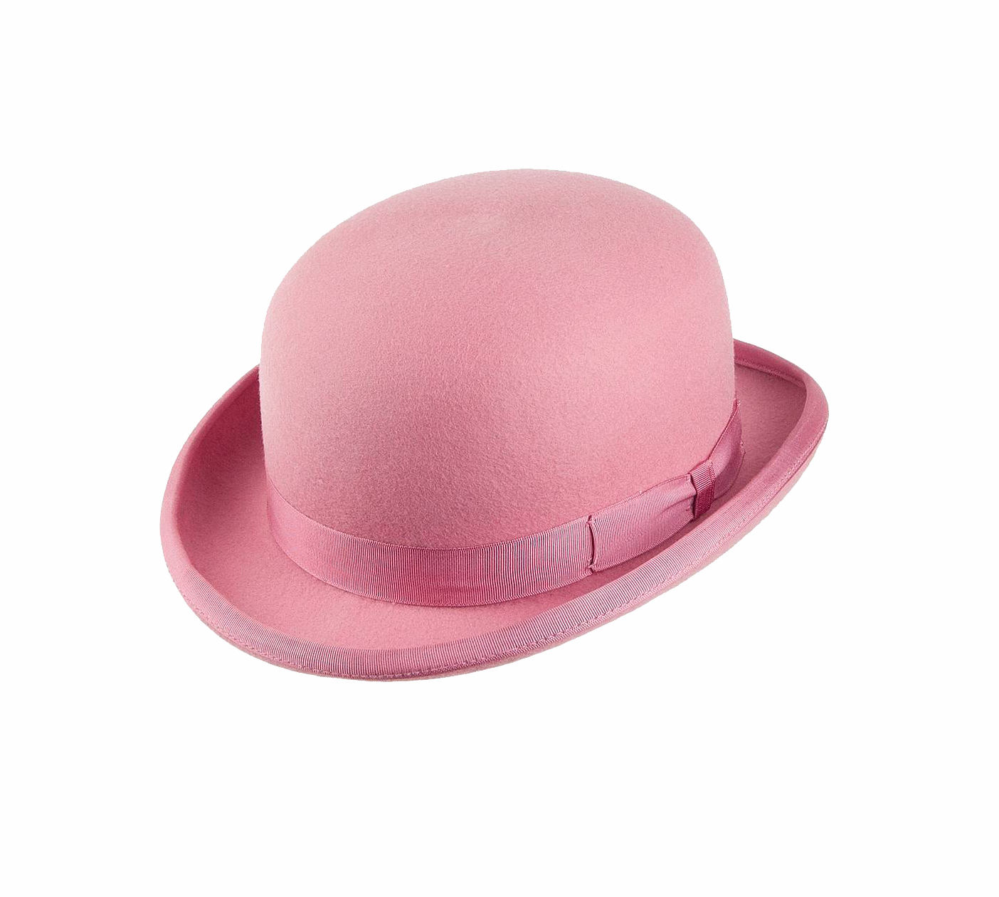Traditional Bowler with Ribbon Band