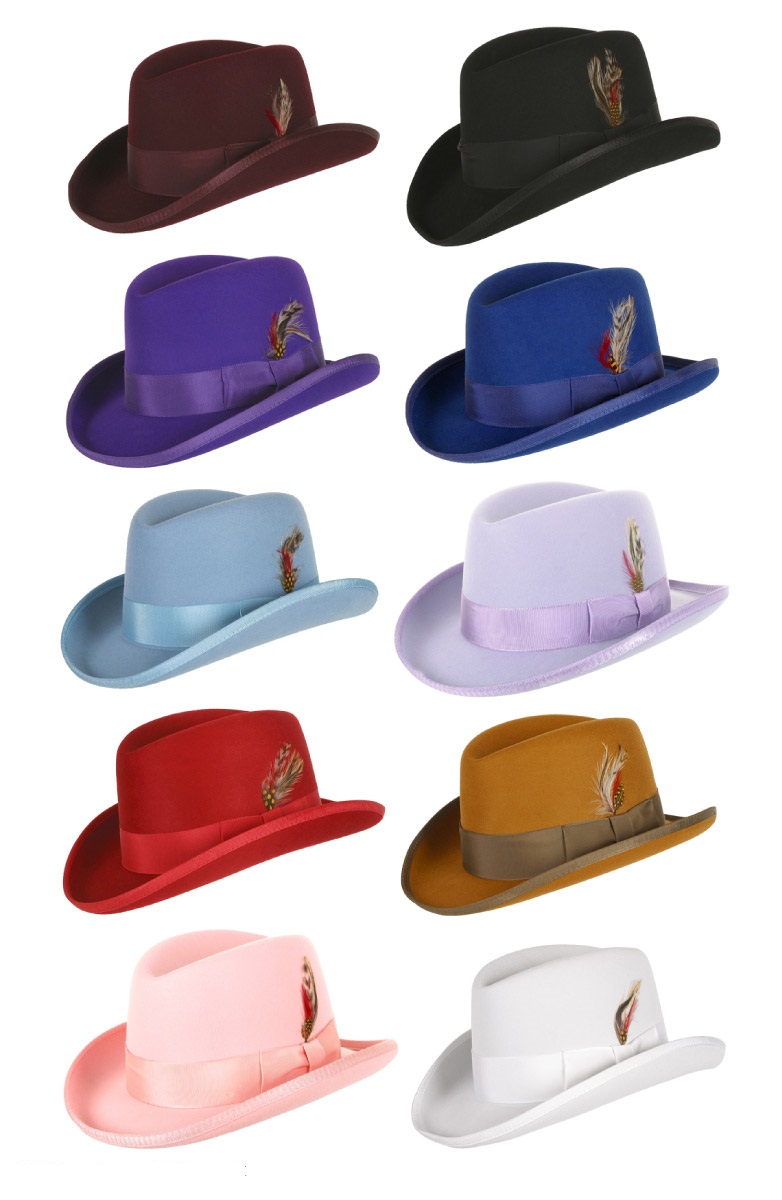 Traditional Homburg Hat 