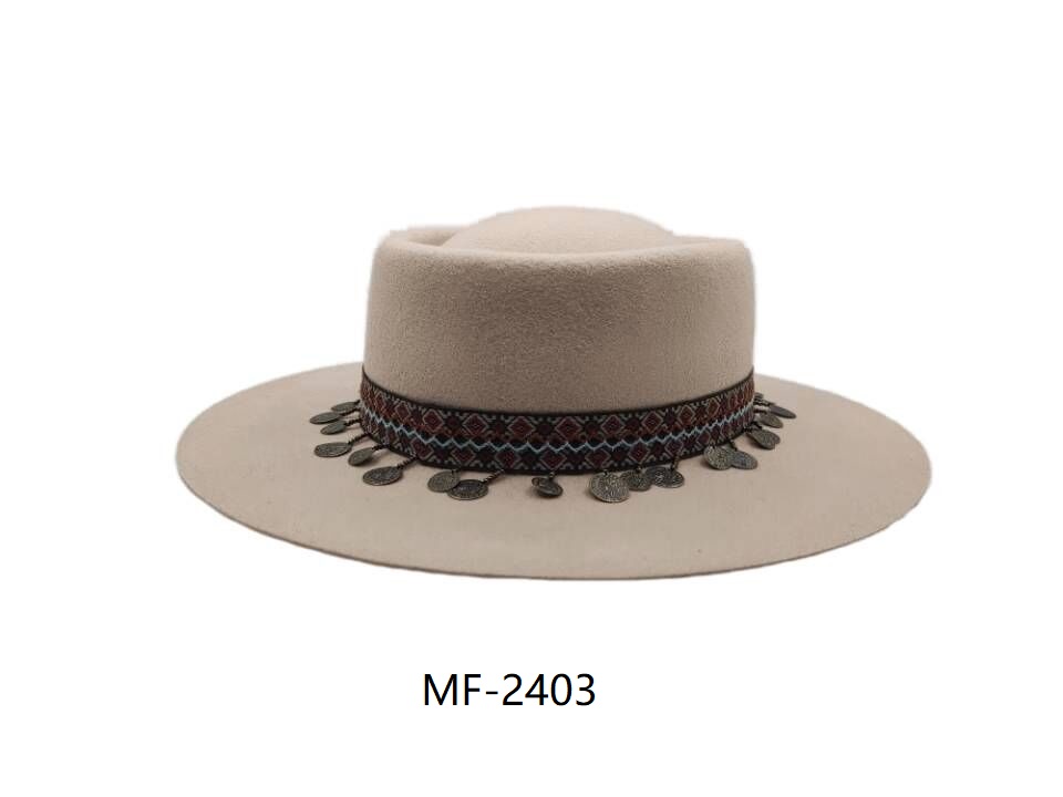 Woman fashion felt hat