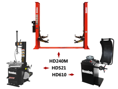 HD-240M Basic two post lift/ TYRE CHANGER AND WHEEL BALANCER