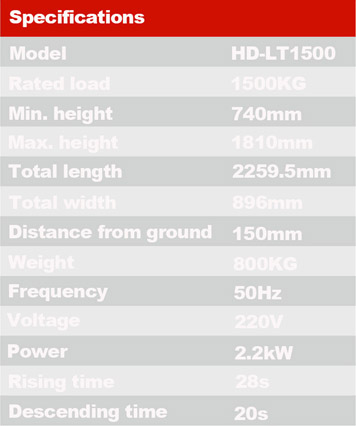 HD-LT1500  mobile lift for new energy vehicle maintaining