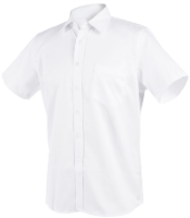 量身定制 Boys White Shortsleeve Shirt 男式短袖衬衫