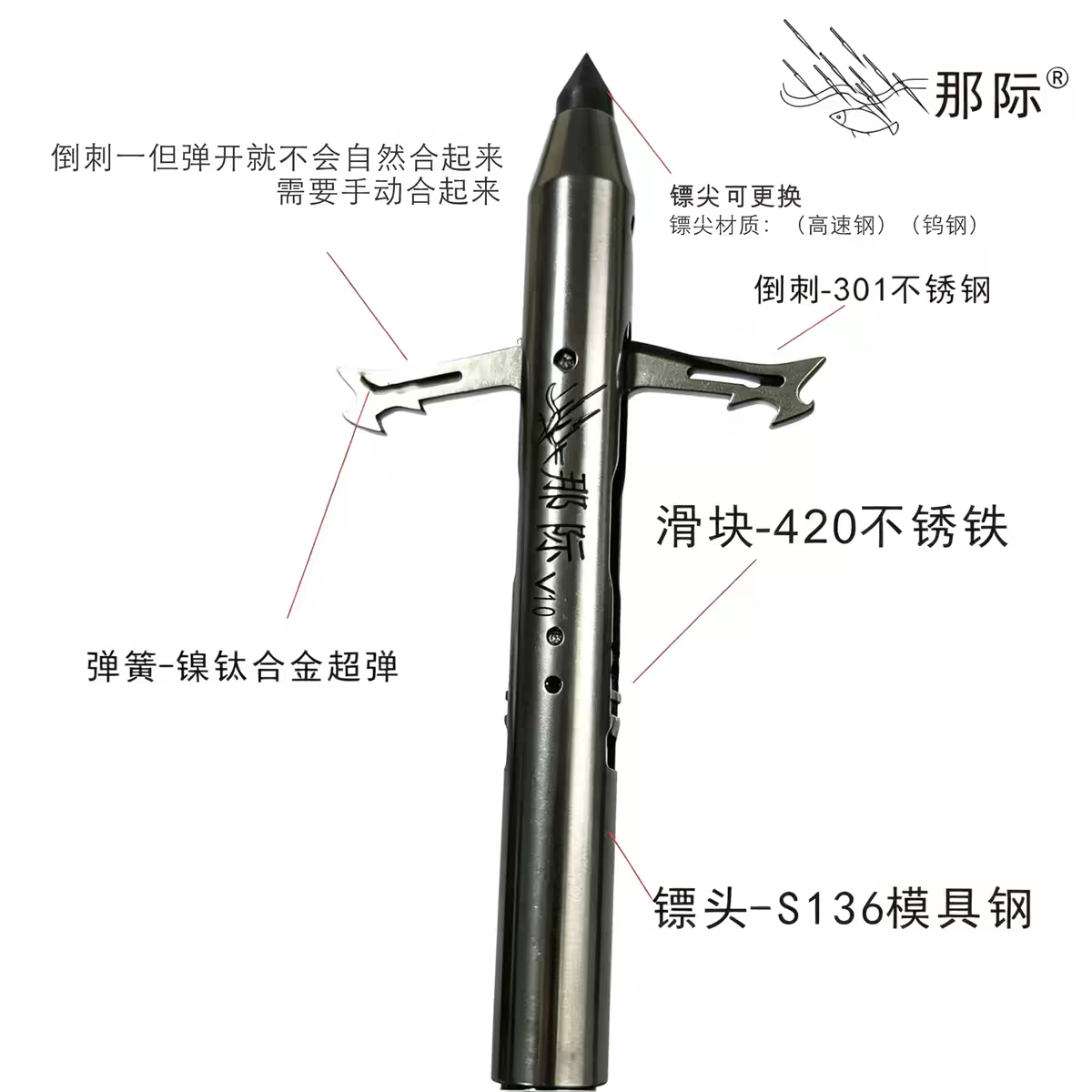 那际鱼镖v10自动倒刺