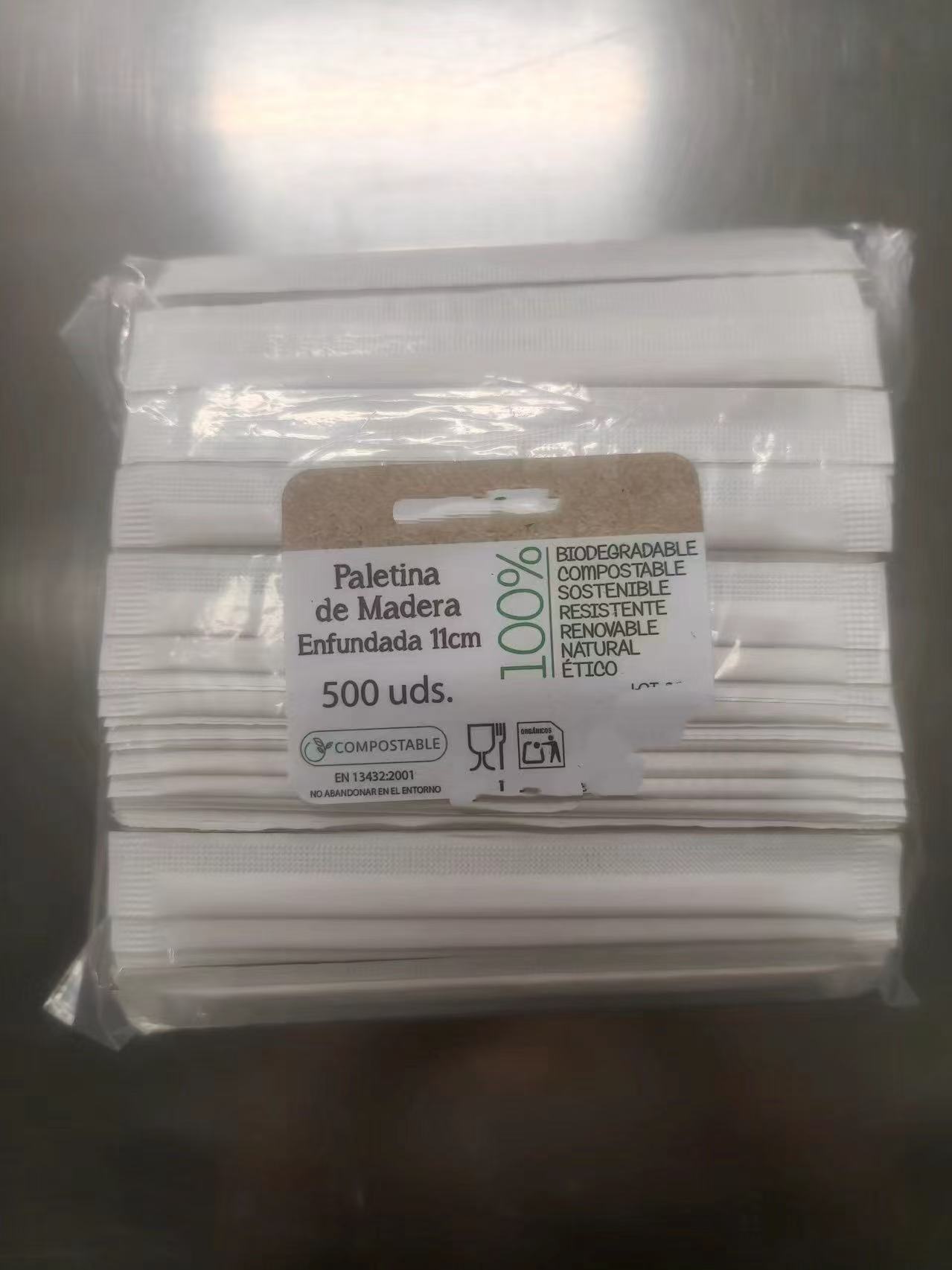 INDIVIDUALLY PAPER WRAPPED WOODEN COFFEE STIRRER 
