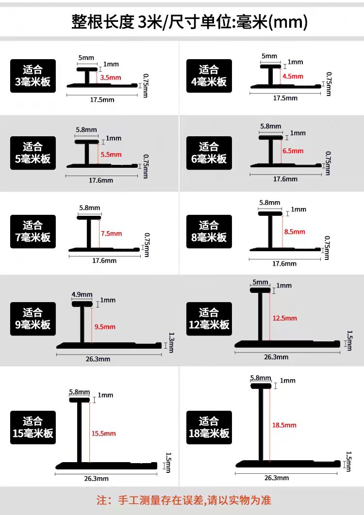 中缝线工字型