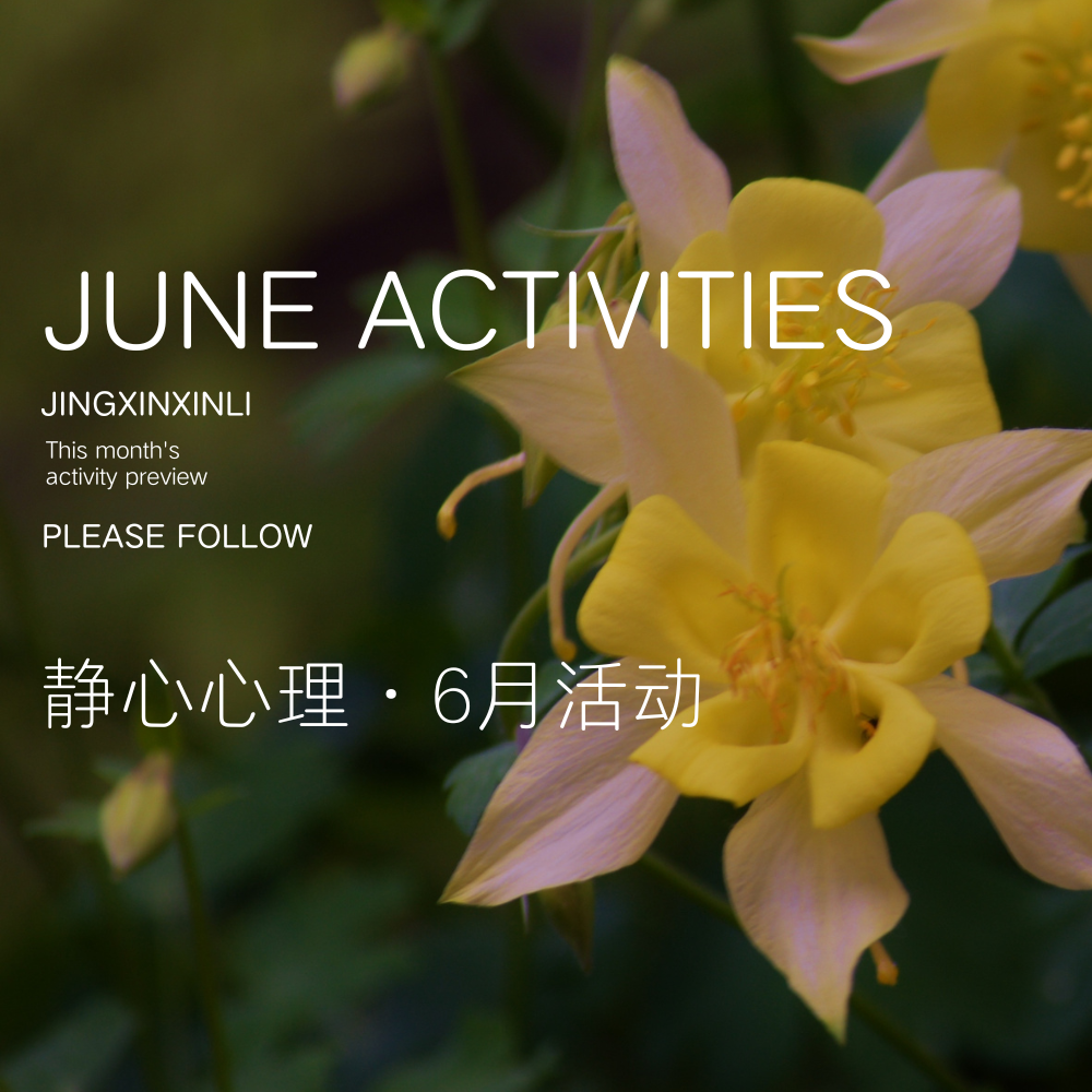 山东静心心理6月活动