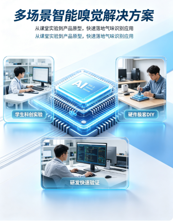 用气味识别传感器读懂空气里每一种味道