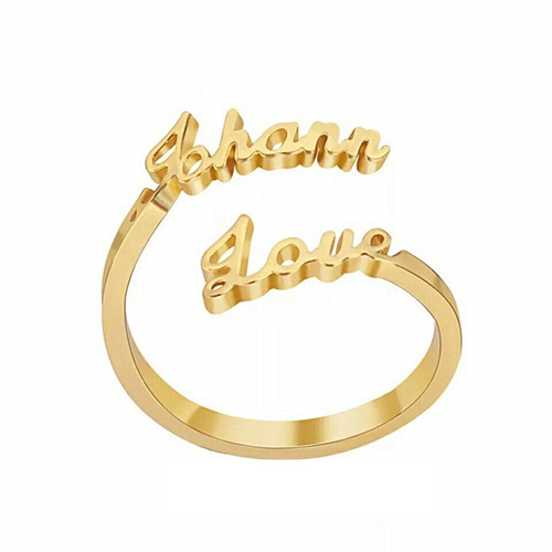 Custom name rings manufacturer | High end personalized jewelry supplier ...