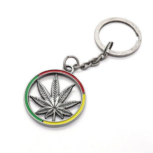 oem store items sgs approved promotional custom enamel maple round wholesale keychain personalised k