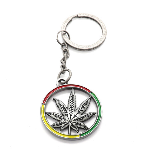 oem store items sgs approved promotional custom enamel maple round wholesale keychain personalised k
