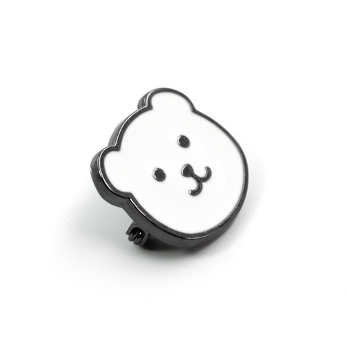 oem sgs approved bear metal promotional soft enamel wholesale keychain pins metal custom logo lapel 