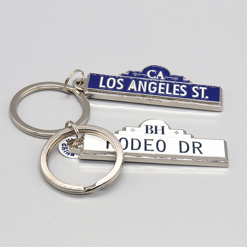 oem sgs metal promotional electroplating wholesale enamel keychain personalised keyring custom medal