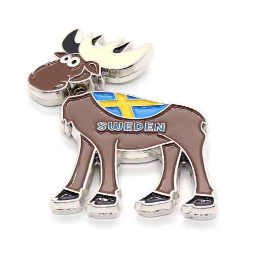 oem sgs approved promotional custom enamel deer cartoon round wholesale keychain personalised keyrin