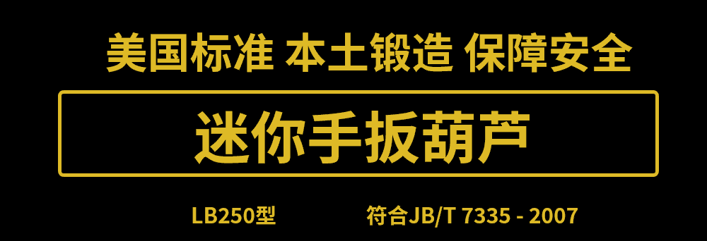 美国艾培尔（Able） 迷你手板葫芦LB250型