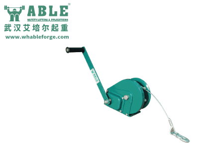 美国艾培尔(Able)带刹车手摇绞盘机BHW型 武汉唯一授权经销