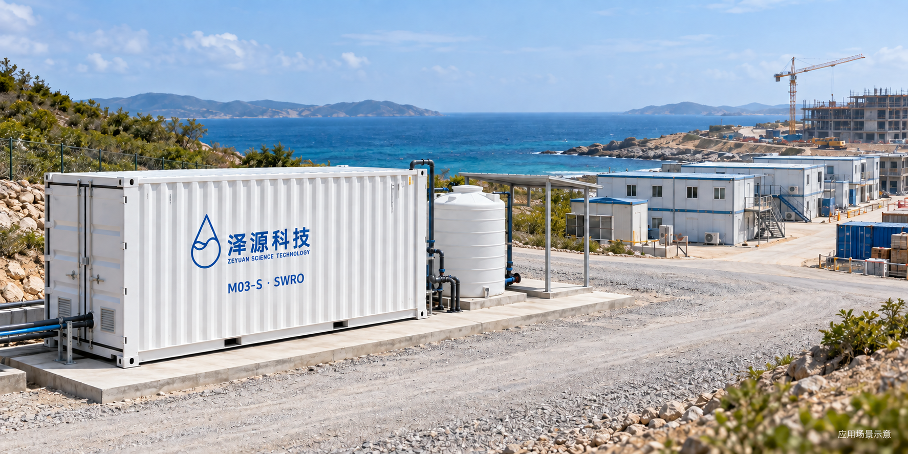 沿海工地应用场景示意