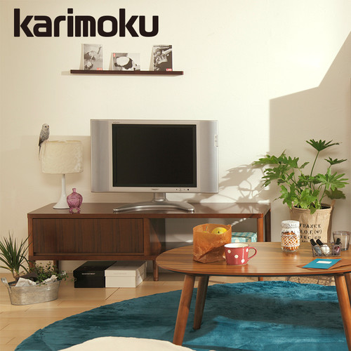 Karimoku60电视柜小户型家用北欧现代简约实木电视机柜