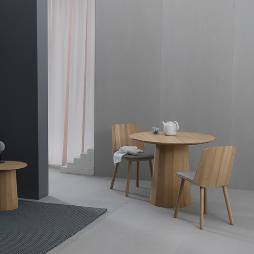 karimoku日本进口KNS系列北欧设计钻石型实木餐桌洽谈桌简约现代