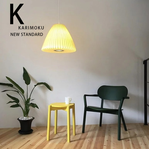 Karimoku KNS系列北欧简约实木休闲椅家用靠背扶手橡木餐椅洽谈椅