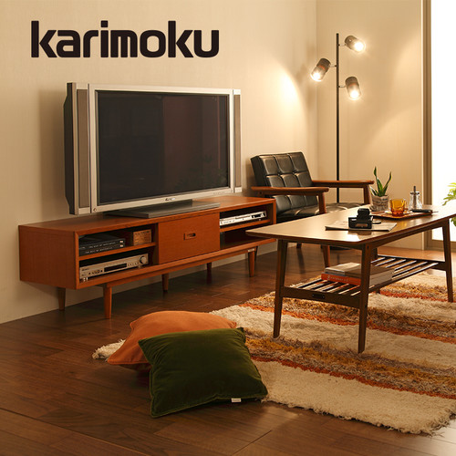 新款Karimoku60日本进口复古简约小户型客厅家具电视柜物品收纳柜