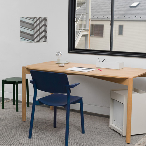 Karimoku KNS系列现代简约客厅橡木边几书桌日式小户型长方形餐桌
