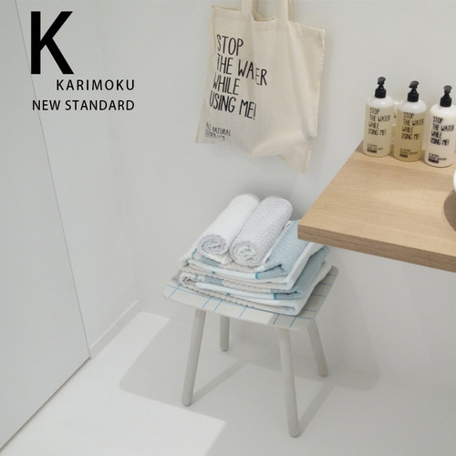 karimoku KNS日式现代简约实木餐椅卧室床头凳玄关换鞋凳