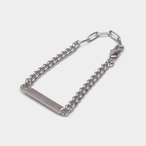 SL62664-C071金属链条长方块手链