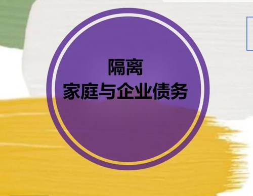 老板家庭企业债务风险隔离