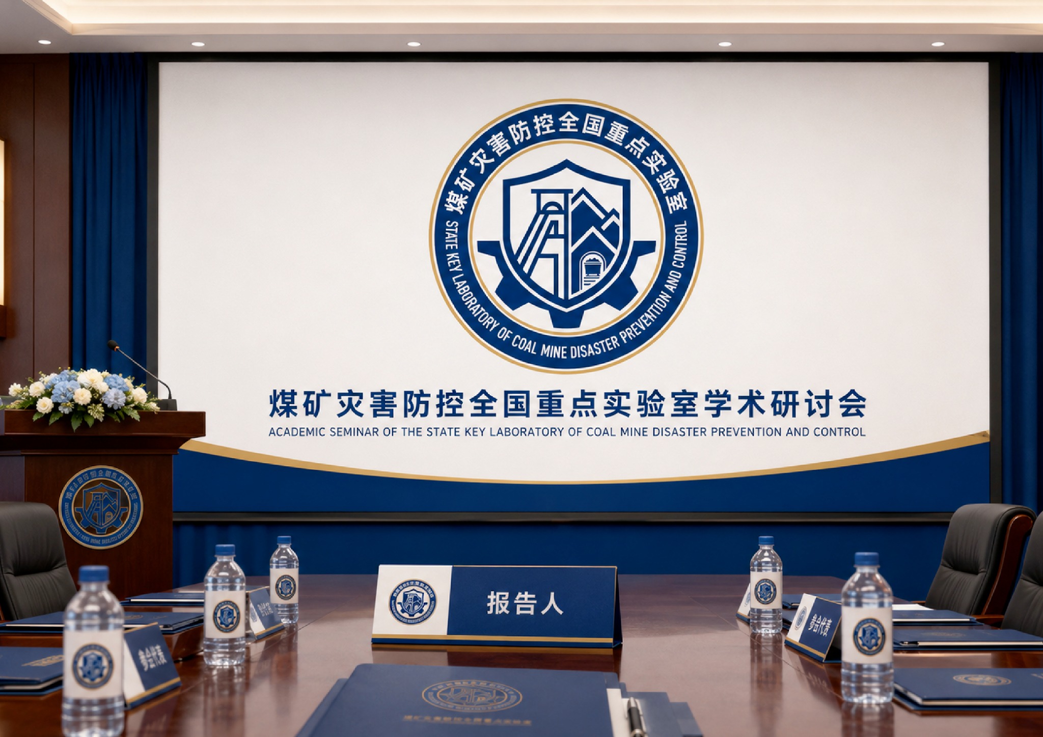 煤矿灾害防控全国重点实验室会议场景设计效果图｜龚羽晗 / KGdesign
