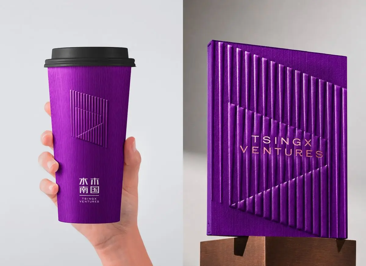 水木南国（TsingX Ventures）杯具与册封VI应用，龚羽晗与KGdesign设计。