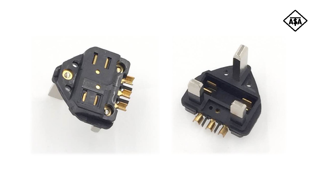 英国头三插　3 Pin British Power Plug