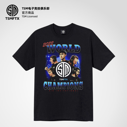 TSM 彩虹六号世界冠军纪念T恤