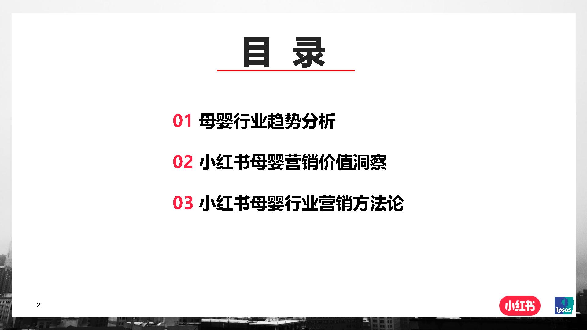 2021年IPSOS✖小红书 母婴行业及人群洞察研究报告