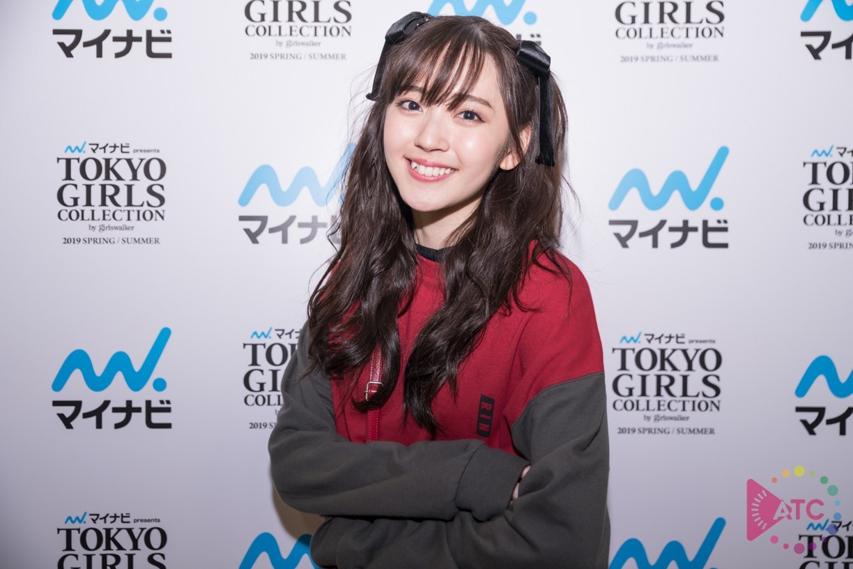 于 Tokyo Girls Collection担任品牌模特儿