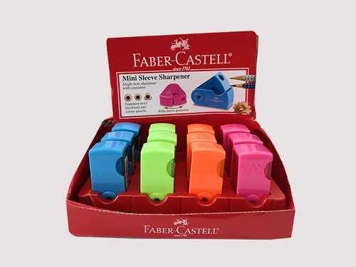 Fabercastell Small Sleeved single pencil sharpener 