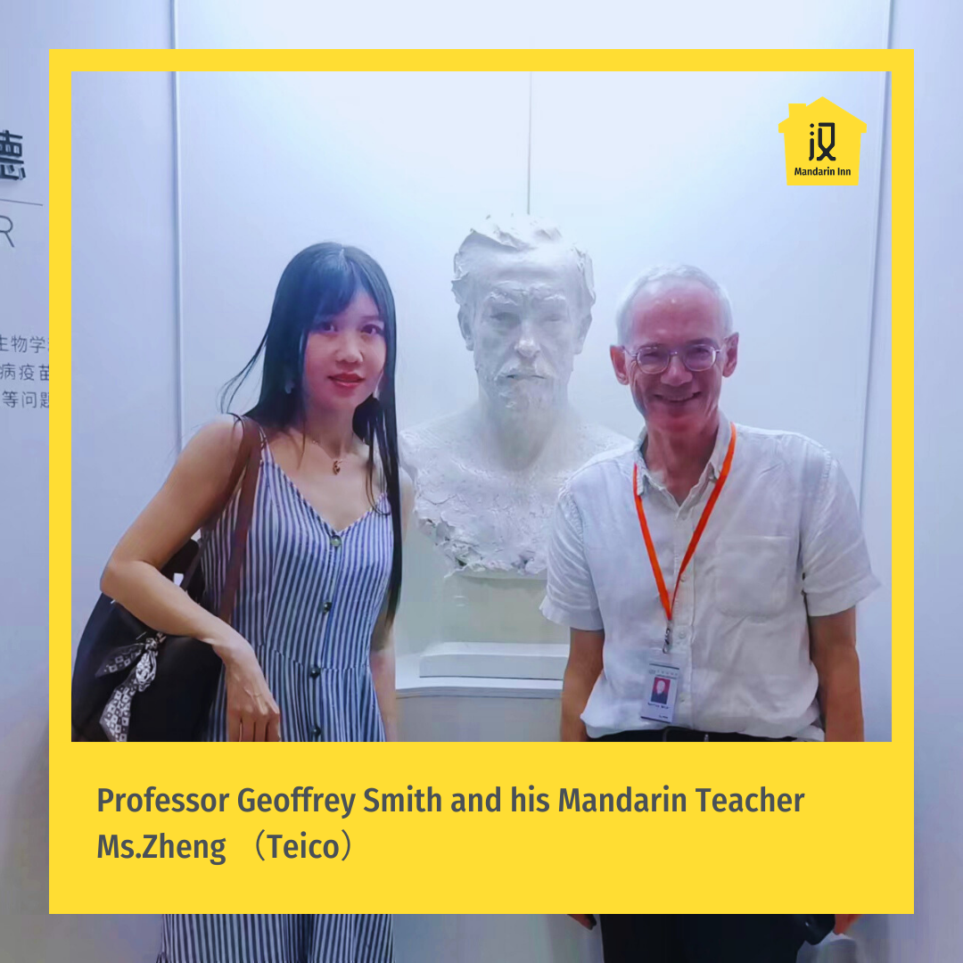Professor geoffrey smith and his Chinese  Teacher
