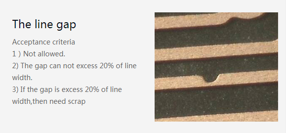 circtuis line gap 