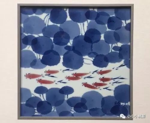 好友淑静的瓷板画，青花釉里红，1330度烧制