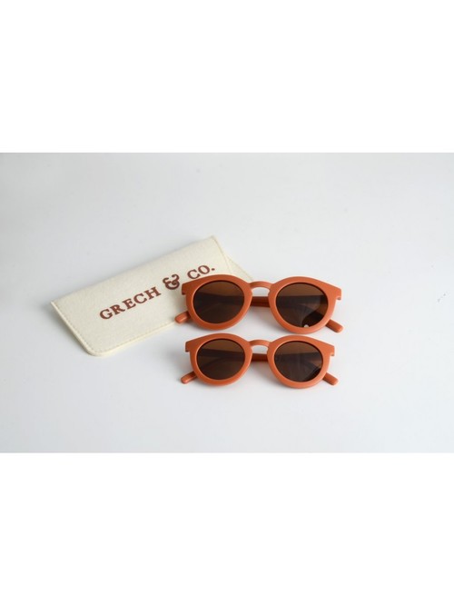 GRECH&CO - NEW SUSTAINABLE SUNGLASSES Child -Rust