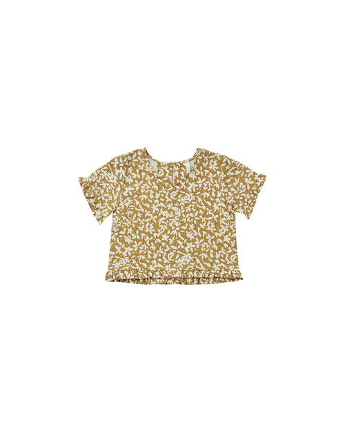 Rylee&Cru-RORY TOP || DITSY FLORAL GOLD  RC274DG