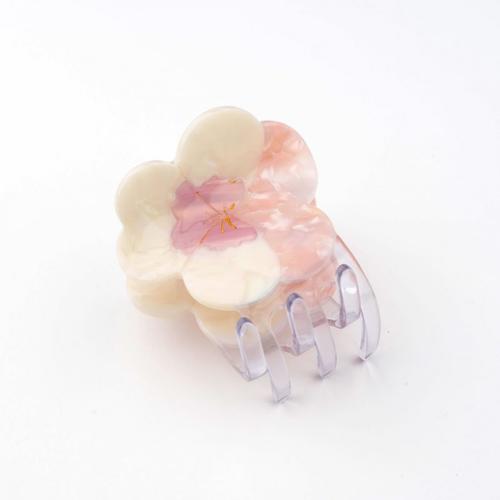 Coucou Suzette - Pink Pansy Hair Claw / CCS-PINCEPENSEER-OSE