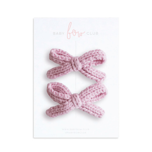 BABY BOW CLUB - Pixie // Knit Petite Frankie Bow Pigtail Set