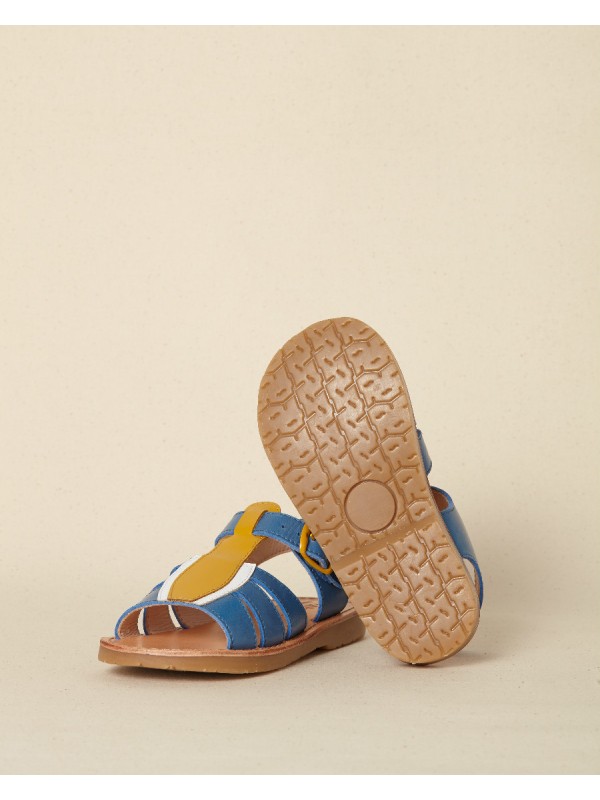 We A Family Birdie Sandal Blue/Yellow