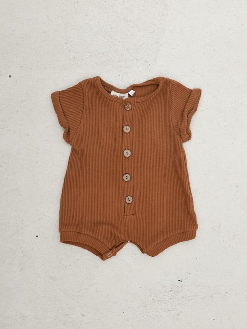 Tiny trove -Artie Ribbed Playsuit - RC02