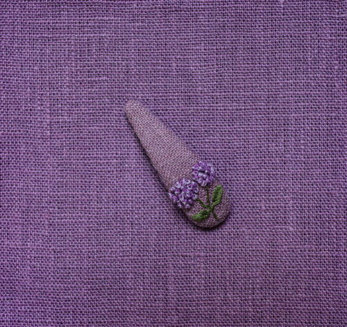 Tiny Flora - leaf|gold(lavender purple)